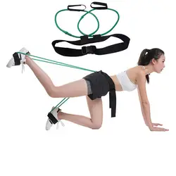 Тянущийся ремешок фитнес-Тренировка эспандер пояс сила ноги тренировочный пояс для мышц #2M23