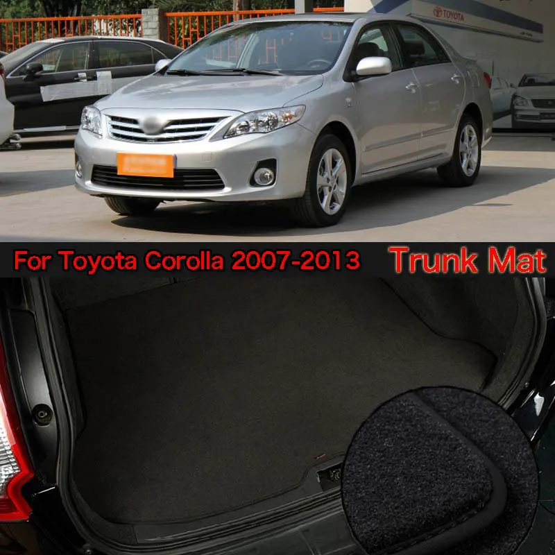 Nylon Fabric Washable Car Trunk Cargo Liner Carpet Mats For Toyota