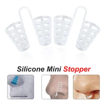 

Silicone Anti Snore Ceasing Stopper Anti-Snoring Nose Clip Health Sleeping Anti Snoring and Apnea Stop Snoring