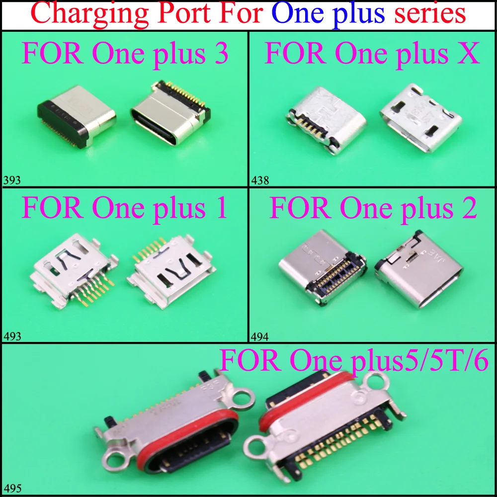 Разъем зарядного устройства YuXi Micro USB Jack для One plus 1 2 3X5 5T 6 Plus разъем
