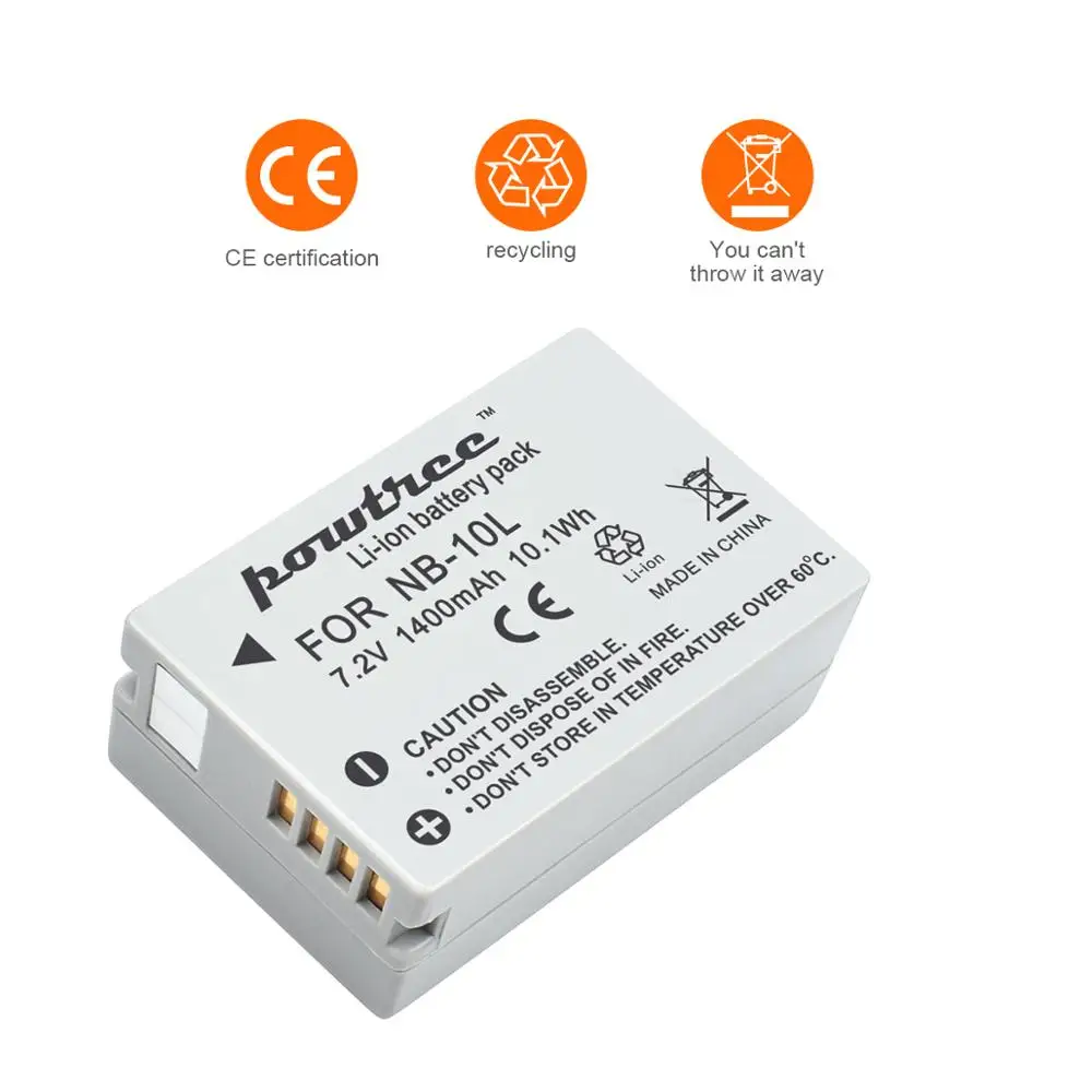 7 2 В 1400 мА · ч Аккумулятор для Canon G1X G15 G16 SX40HS SX50HS SX60HS SX40 SX50 SX60 HS|Цифровые