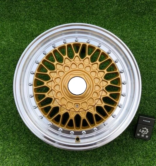 Колеса для автомобиля BS RS 15x6 5 красные черные и золотые 4x100 4x114 3|rs black|rims 4x114.3rims |