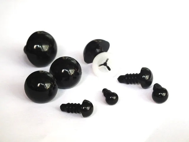 20pcs/40pcs 5-18mm Black Plastic eyes Safety Eyes for Teddy Bear Soft Toy Animal Doll Amigurumi DIY Accessories-Toy eyes 4