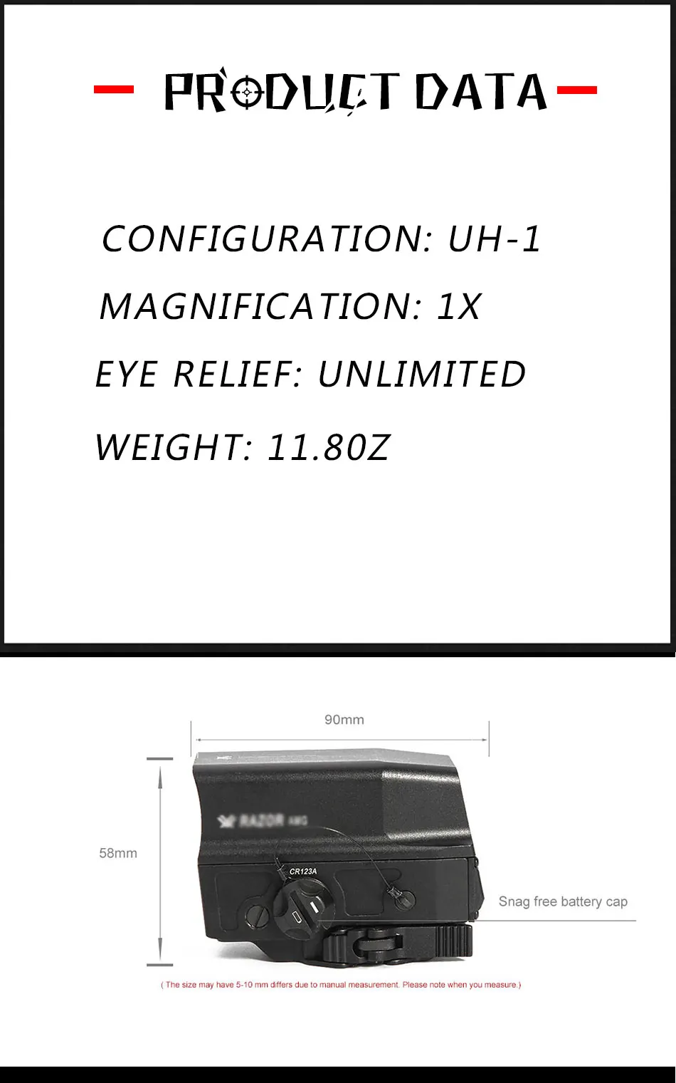 LUGER UH-1 оптический голографический прицел Red Dot Reflex Sight для 20 мм Rail Integral Weaver с USB зарядкой охотничий прицел