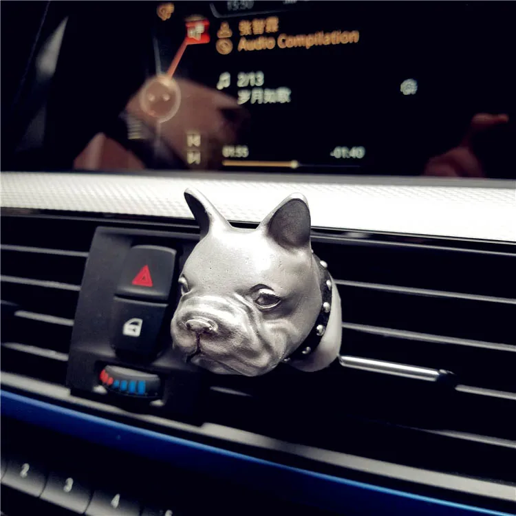 Cartoon-French-bulldog-Automobile-Outlet-Perfume-Clip-Diamond-Air-Conditioner-Mouth-Clamp-Upscale-Cute-Car-Perfume-45