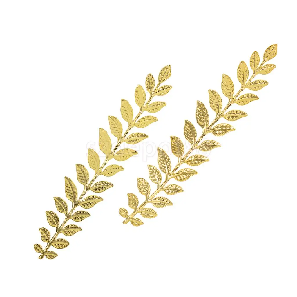 10 Pieces Metal Long Leaves Charms Pendants Findings for DIY Necklace Bracelet Earrings Wedding Hair Jewelry 120mm