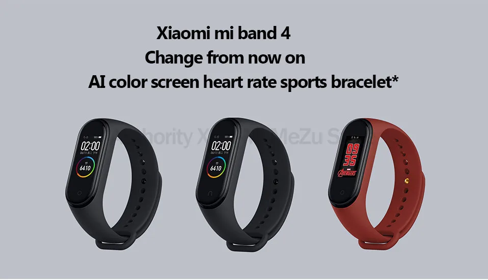 Xiaomi mi Band 4 Smart AMOLED цветной экран браслет пульсометр фитнес Bluetooth 5,0 50MSwim mi ng водонепроницаемый mi Band 4