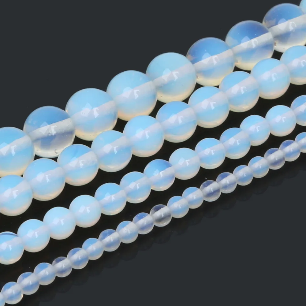 New Arrival DIY Round Moonstone Natural Stone Beads Jewelry Accessories For Necklace/Bracelet 4mm 6mm 8mm 10mm Free Shipping
