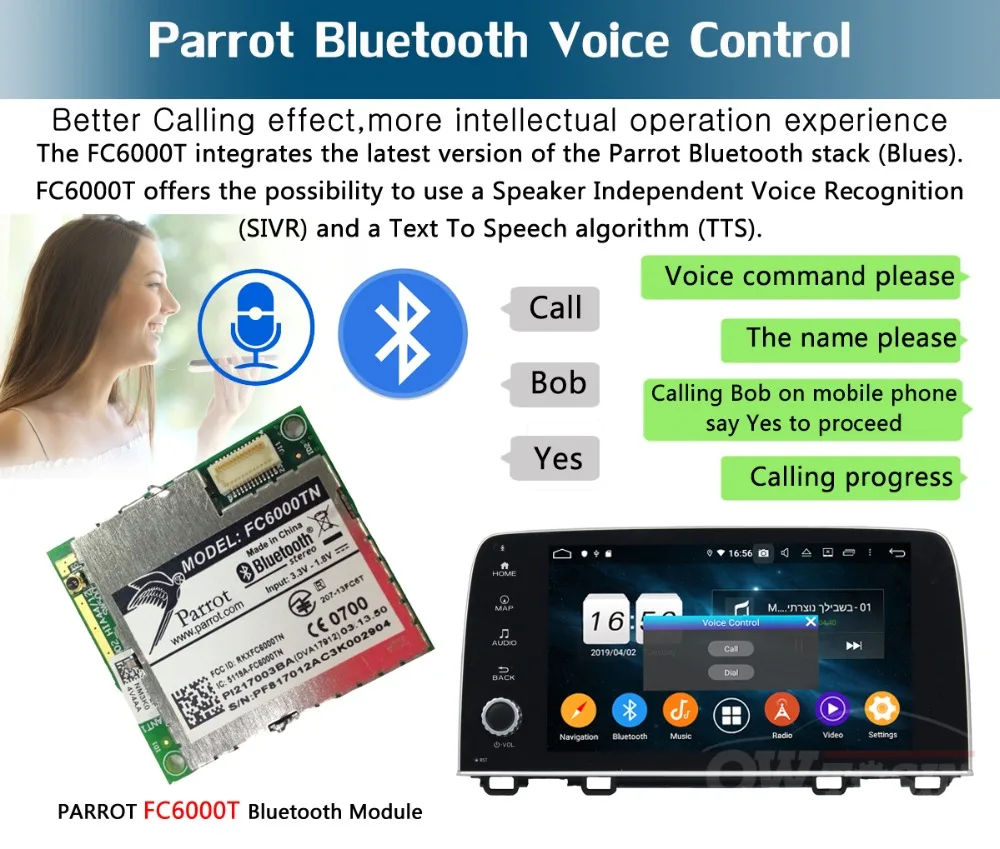 Discount 9" IPS Android 9.0 Octa 8Core 4GB RAM+64GB ROM Car DVD Radio Player GPS For HONDA CRV CR-V 2017 DSP CarPlay Parrot BT Stereo 7