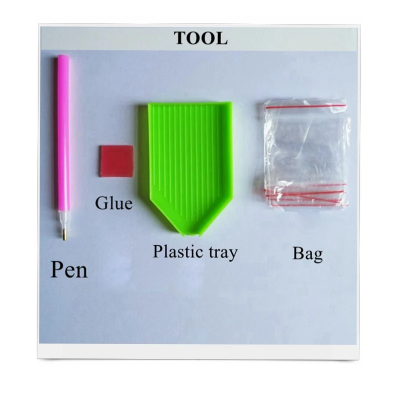 

Hot Sale Needlework tool bags 5D Diamond Painting tools bag Dimond Cross Stitch tool pick up hotfix rhinestoneDIY sewing tools