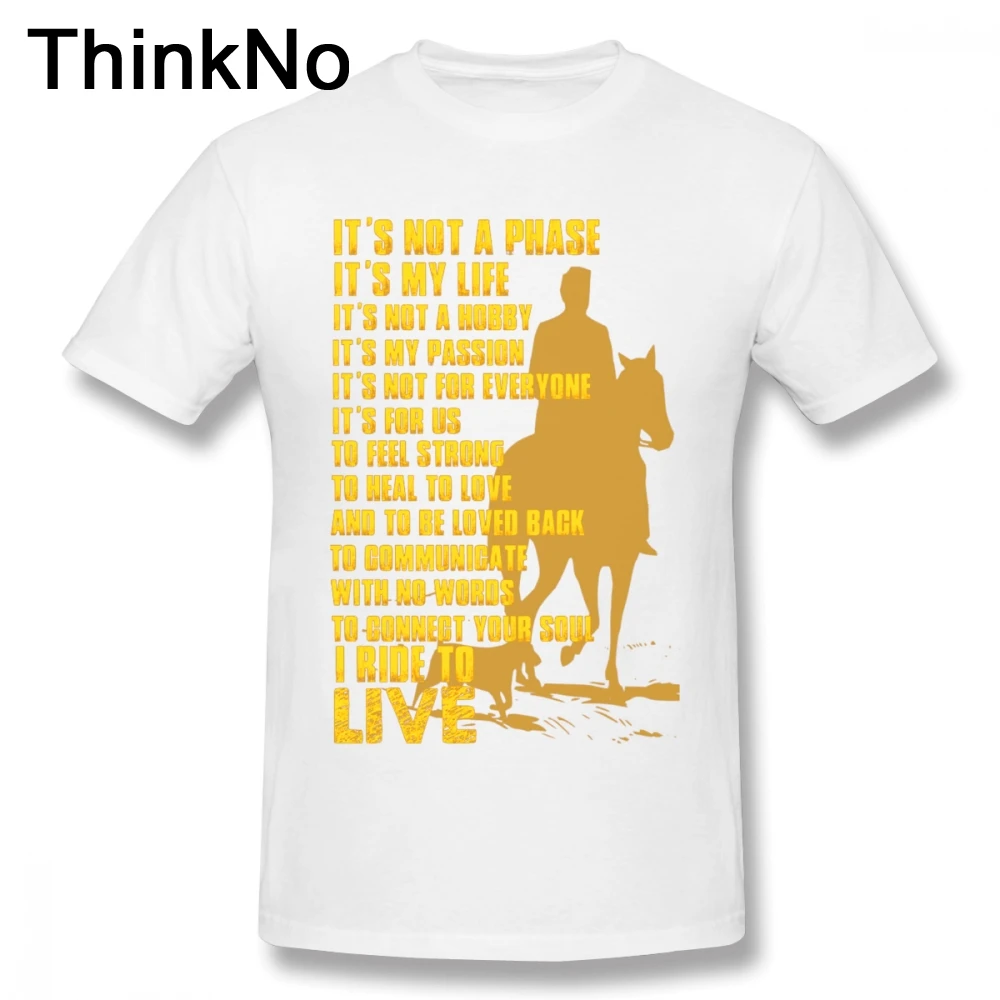 Винтажная Мужская футболка I RIDE TO LIVE | одежда