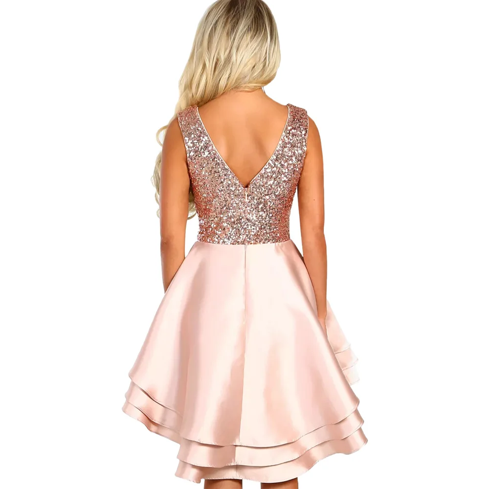 Heart-Broken-Pink-Gold-Sequin-Multi-Layer-Skater-Dress-LC220591-10-2
