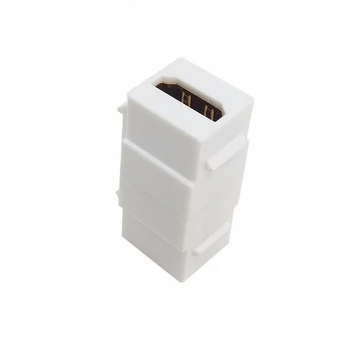 

1pcs/lot HDMI 1.4 Snap-in Female to Female F/F Keystone Jack Coupler Adapter for Wall Plate White
