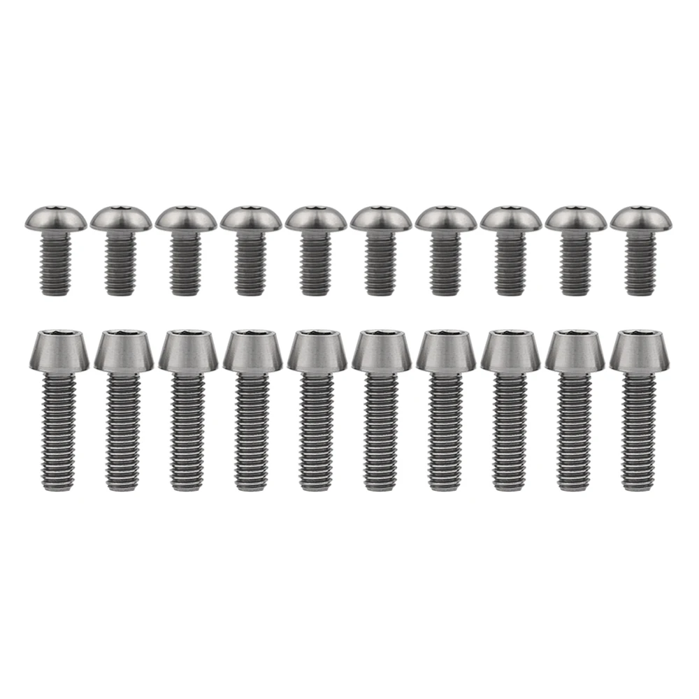 Ultra ligero de fibra de carbono Tornillo M6/ x 40/ cabeza avellanada DIN 7991/ Allen