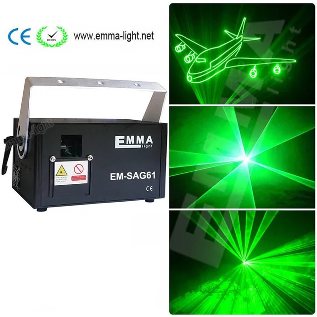 Hot Sale High Powerful 30KPPS 40kpps 1W green Color Laser Light,ILDA ...