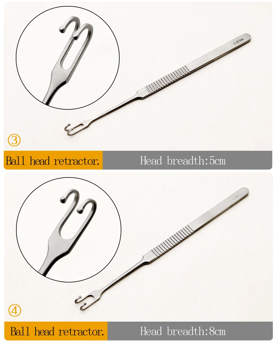 Шаровая Головка ретрактора из нержавеющей стали медицинский Ретрактор Хирургические инструменты и инструменты