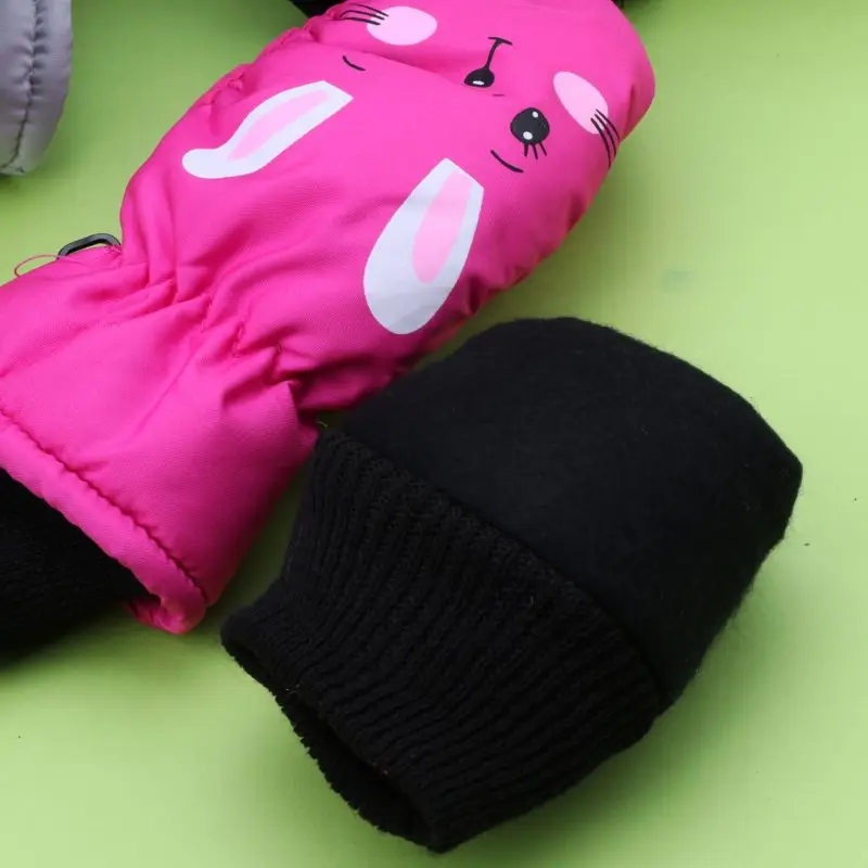 Kids Winter Warm Gloves Windproof For Children Boys Girls Ski Cycling Climbing Outdoor Gloves Waterproof