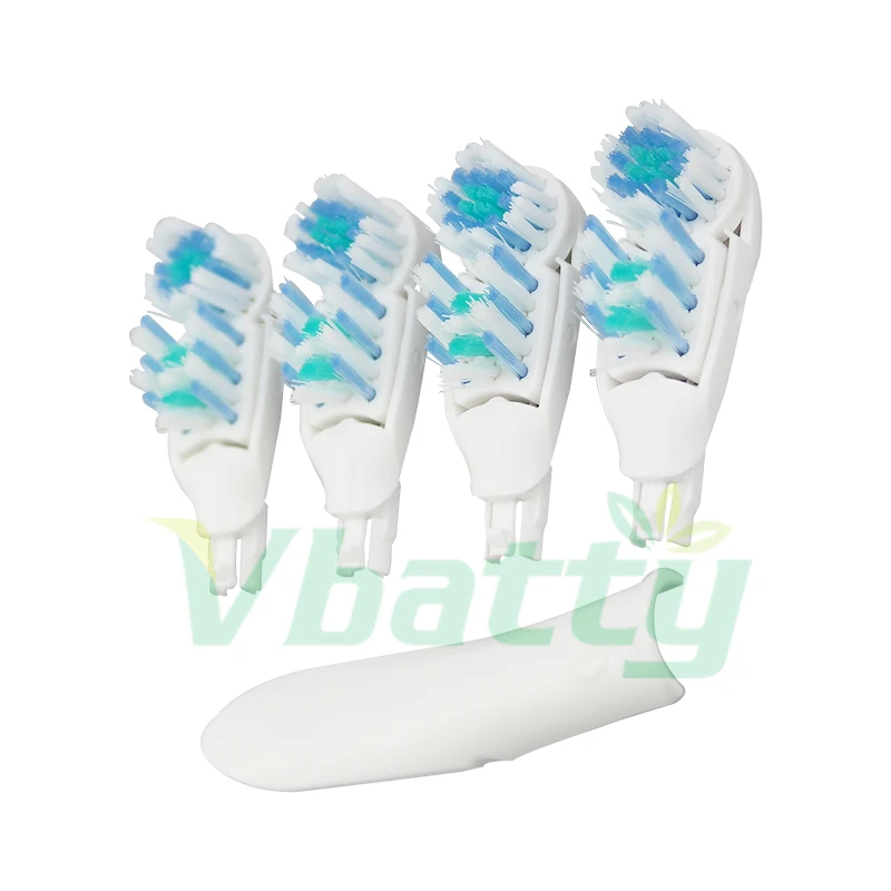 1Set/4pc 4734 Model Battery Toothbrush Head Soft Bristles Replacement for Oral B 4732/3733 Dual Clean Complete Brush Heads 1Set/4pc 4734 Model Battery Toothbrush Head Soft Bristles Replacement for Oral B 4732/3733 Dual Clean Complete Brush Heads