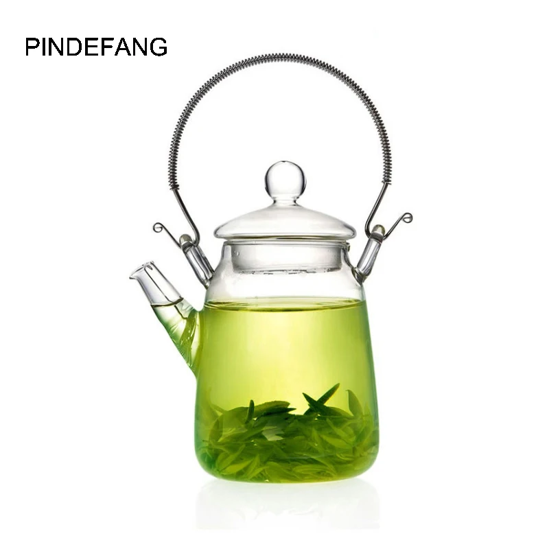 300ml / 10.56 fl.oz Retro Blooming Tea, Loose Leaf Tea Lift Pot with
