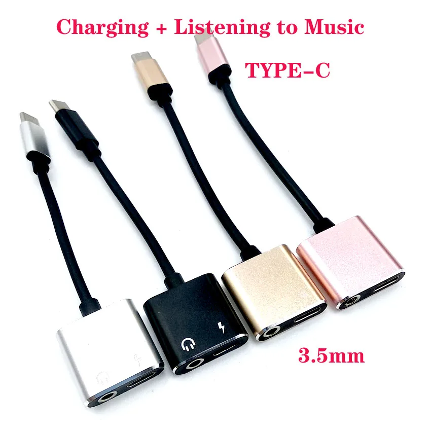 

Type-C To 3.5mm Earphone Jack Adapter For Leeco Le Max 2/Pro 3 S3 Aux Audio Cable Headphone Charger Charging USB-C Converter