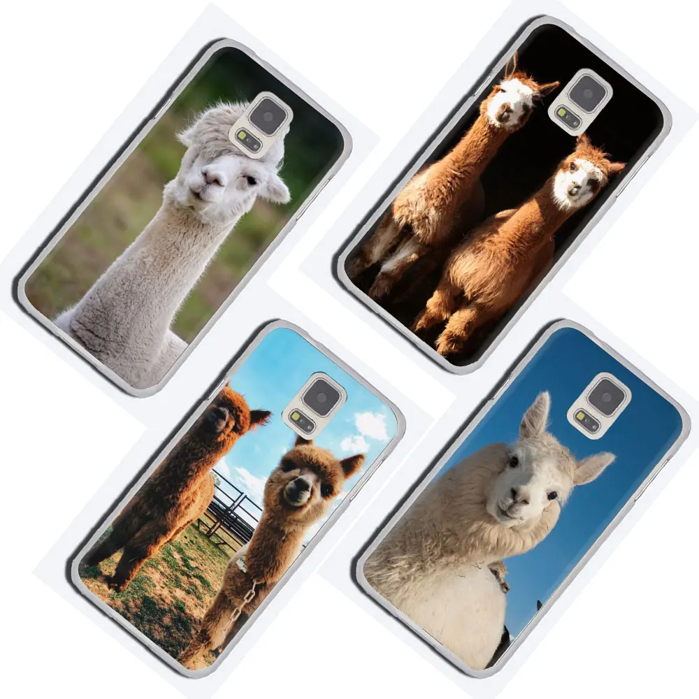 Жесткий чехол для телефона Lama Llama Alpacas Samsung Galaxy S6 7 Edge S8 9 10 Plus Note10 8 M10 20 30