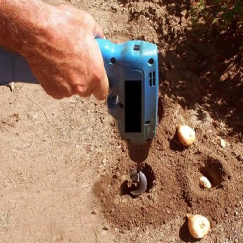 

Garden Auger Spiral Drill Bit Accessories for Planting Bedding Bulbs Seedlings MF999