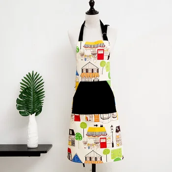 

Delantal Chef Apron Kitchen Accesories Nordic Canvas Apron Men Women Keuken Schort Work Cooking Apron for Coffee Shop Baking