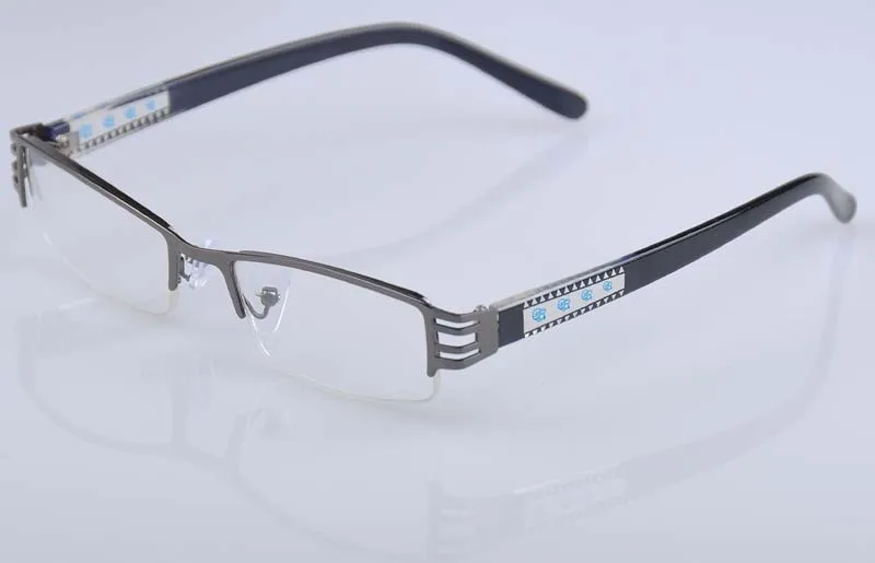Новые модные полуботинки металлические каркасы Очки для чтения для женщин Для мужчин высокого Класс унисекс очки Анти-усталость Дальнозоркостью глаз Очки+ 1.0+ 3.0