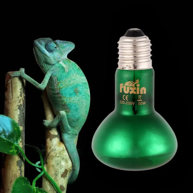 1pcs green B22/Green E27 Reptile Pet Simulation Nature Night Heating