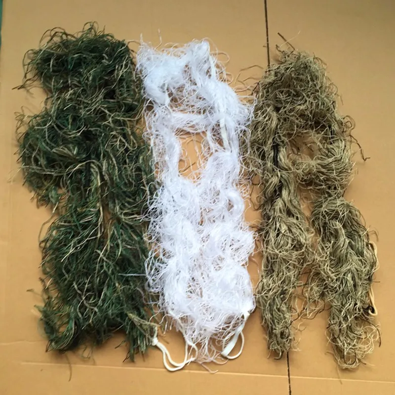 1.2m Elastic Synthetic Threads Ghillie Paintball Airsoft Rifle Cover Rifle Wrap Camoflauge Camo Wrap Hunting Accessories