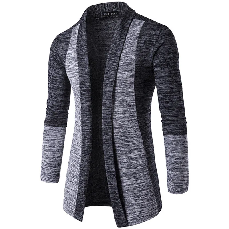 

New Fashion Autumn Winter Men Patchwork Jacket Slim Casual Men Outwear Open Stitch Jackets Baseball Jaquetas De Couro