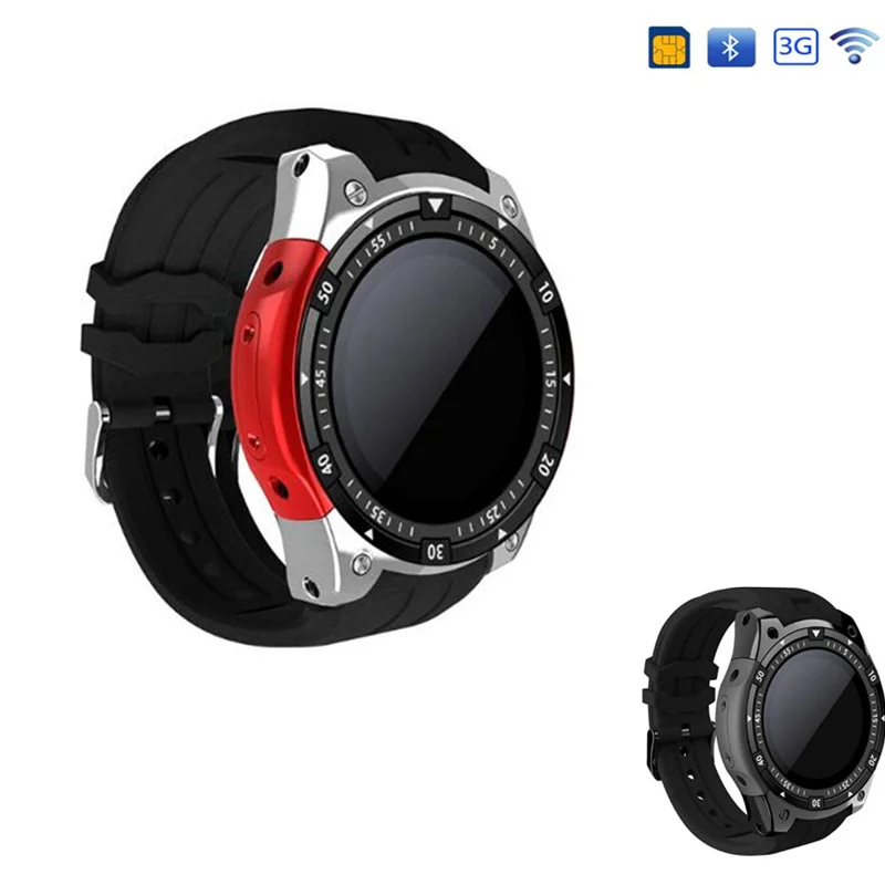

3G smartwatch X100 Pedometer calories heart rate monitor gps wifi camera MTK6580 RAM512MB/ROM8GB smart watch men women business