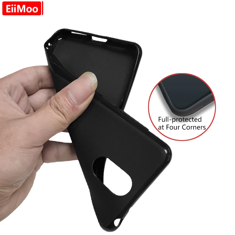 Чехол EiiMoo окрашенный для Alcatel 3L 2019 силиконовый чехол 5039 s задняя крышка 5039D Fundas Coque