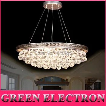 

American Country Pastoral Simplify Crystal Chandelier E27 LED Crystal Lamp Study Bedroom Chandeliers lustres de cristal pendents