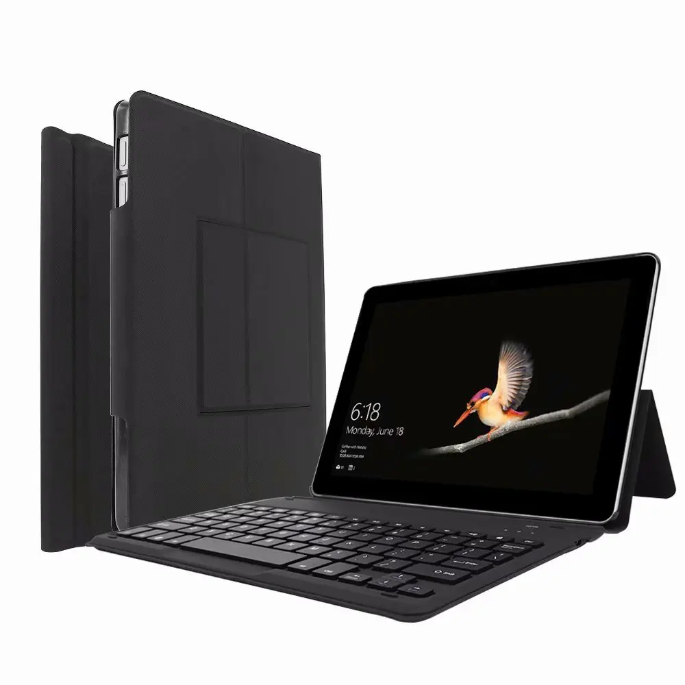 Ультра тонкий беспроводной Bluetooth клавиатура чехол для microsoft Surface Go чехол+ стилус