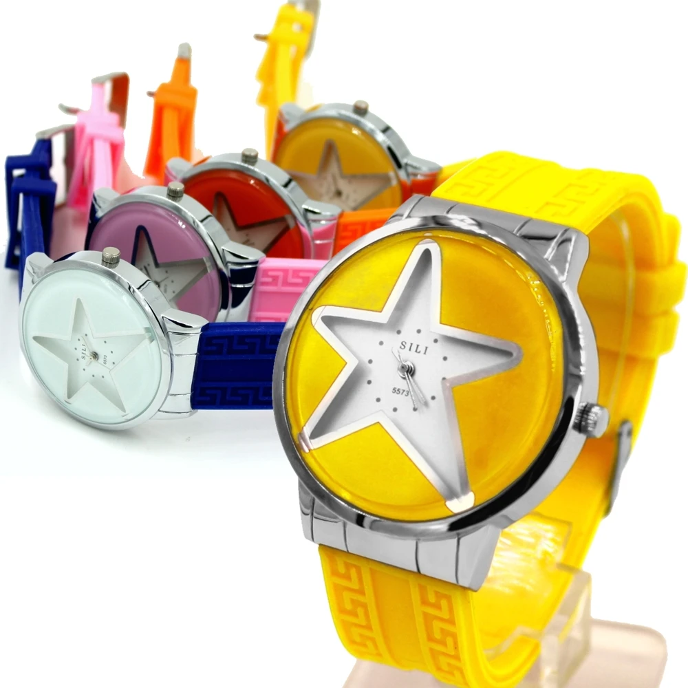 Часы кварцевые с силиконовым ремешком и японским механизмом|dial|dial watch |