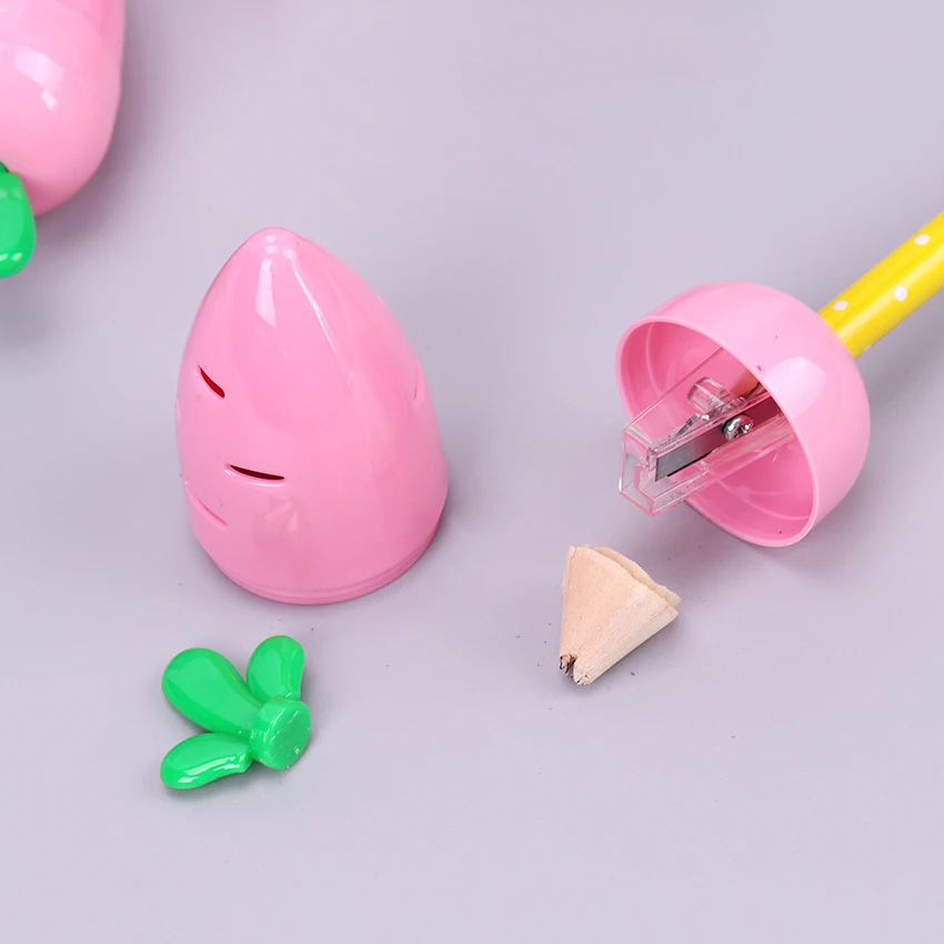 Милые Kawaii милые пластиковые автоматическая точилка для карандашей креативные канцелярские подарки для детские школьные принадлежности