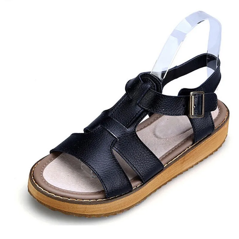 Silver-Gladiator-Sandals-2016-Summer-Platform-Flip-Flops-Genuine-Leather-Creepers-Shoes-Woman-Buckle-Flats-Size (1)