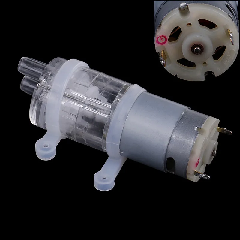 Mini 385 DC 6V-12V High Temperature Resistance 100 Degrees Celsius Micro Water Pump Diaphragm Water Pump Vacuum Pump