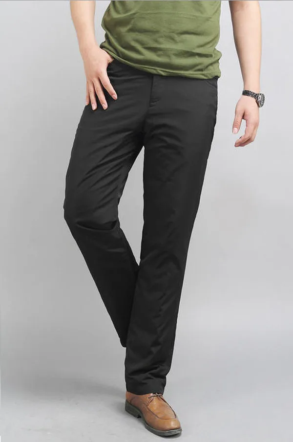 2015 New Men'S Winter Warm Straight Cotton Padded Thick Pants Male Down