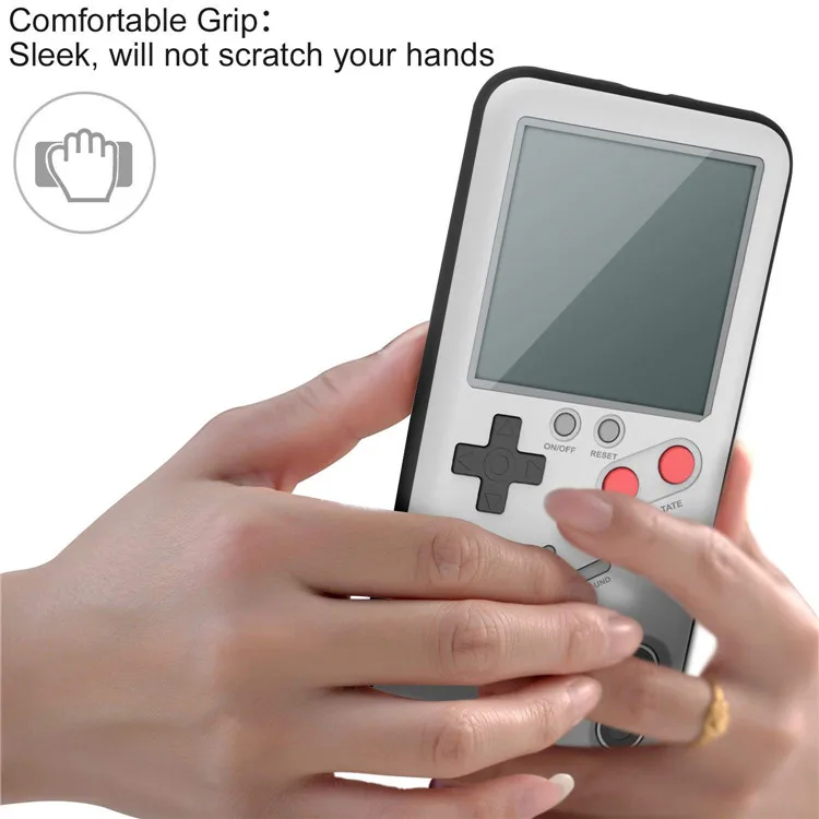 Creative Gameboy Cell Phone Case Playable Case with Built-in Tank War Tetris Game Phone Case
