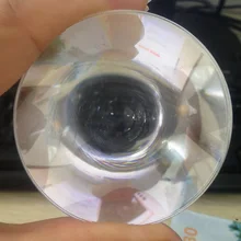 2 шт. 50 мм Диаметр Круглый оптический PMMA пластик Френеля конденсационный объектив фокусное расстояние 40 мм для 3D плоский увеличитель, солнечный концентратор