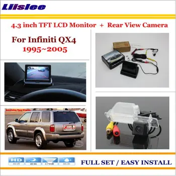 

For Infiniti QX4 1995~2004 2005 Car 4.3" TFT LCD Monitor Screen & Car Rearview Back Up Camera 2 in 1 Car Parking System