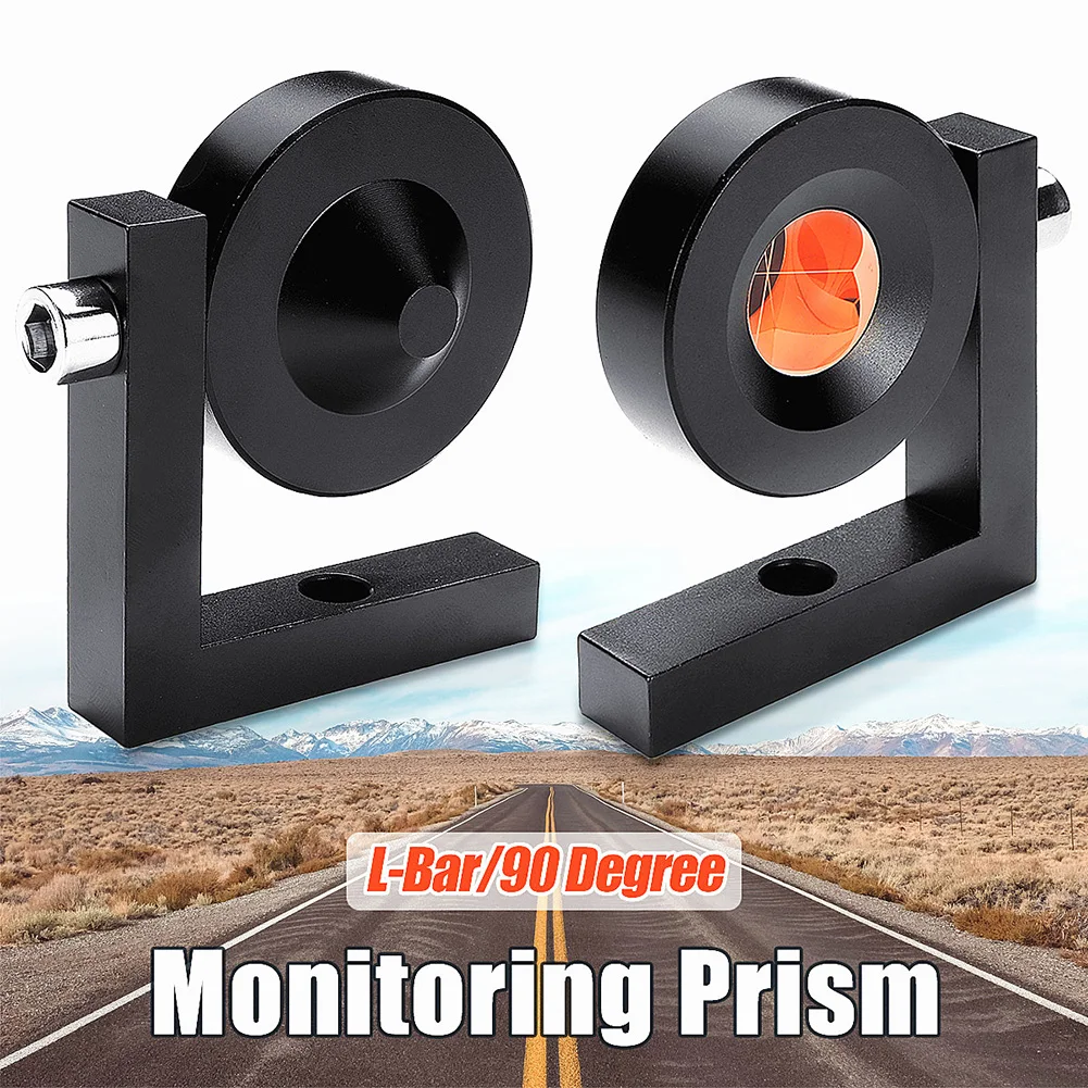 

L Bar 90 Degree Monitoring Mini Prism for Total Stations Top Quality