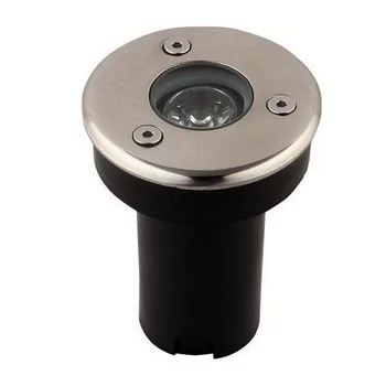 

Free shipping round 1W led underground light bridgelux 130lm/w ac85-265v 12v 24v 3 years warranty