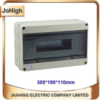 

Free Shipping Top Quality PC Cover ABS Body Waterproof & Dustproof Distribution Panel MCB Box 15 Way Circuit Breaker Box