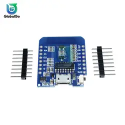 USB D1 MINI ESP8266 ESP-12F wifi макетная плата CH340 IOT плата 3,3 В с контактами