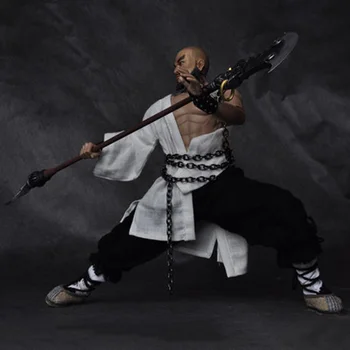 

1/6 Scale 12" Movable Soldier Model Simulation Chinese Ancient Martial Arts Action Figures Dolls Gift - Lu Zhishen