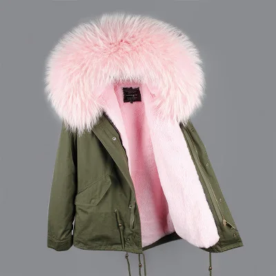 Серая парка, зимняя женская куртка, зимнее пальто, женская парка, пальто с натуральным мехом енота, воротник с капюшоном, теплая толстая
