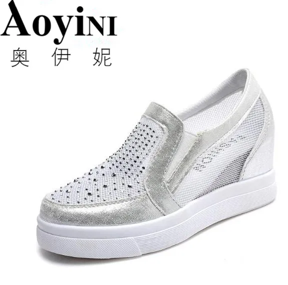 

2018 Elegant Trendy Sneakers Women Leather Shoes Comfortable Sewing Platform Sneakers Ladies Superstar Shoes Large Size 35-39